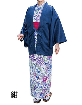 袖あり茶羽織
